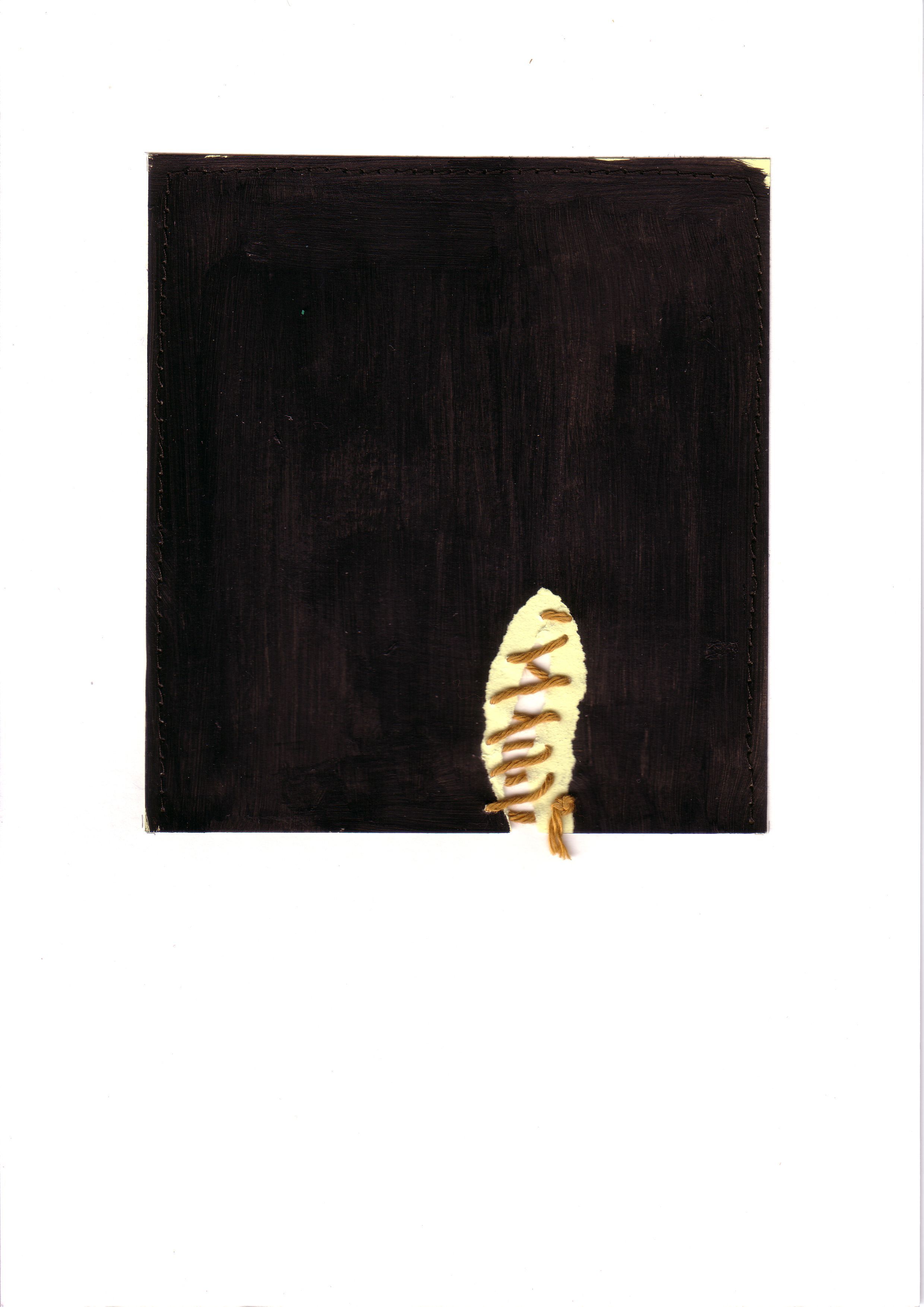 De costura. Puntadas 2. Trabajo de aguja sobre papel